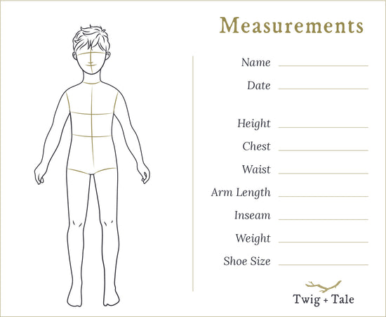 Pocket Measurement Cards - Twig + Tale  -  - 3