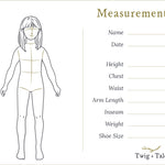 Pocket Measurement Cards - Twig + Tale  -  - 4