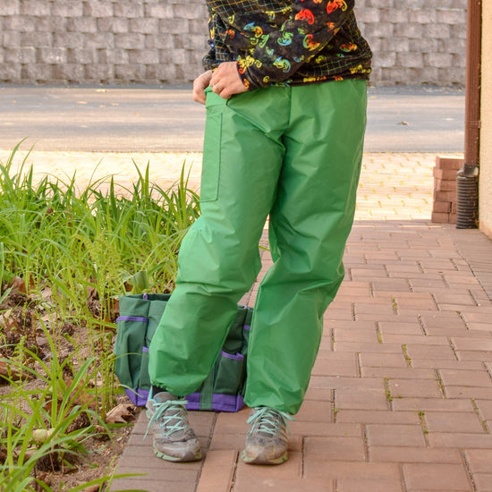 Rainhaven Pants Sewing Pattern Adult waterproof over pants Twig Tale