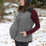 Nestledown Add-on for Trailblazer VEST ~ Zip in Baby-Wearing + Pregnancy Panels