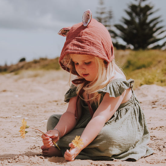 Riverstone Bonnet for Babies and Children PDF Sewing Pattern by Twig + Tale