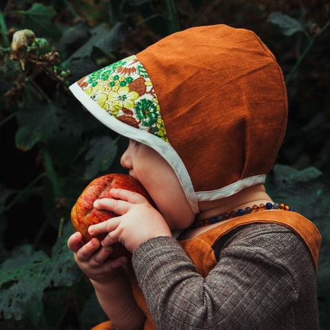 Riverstone Bonnet for Babies and Children PDF Sewing Pattern by Twig + Tale