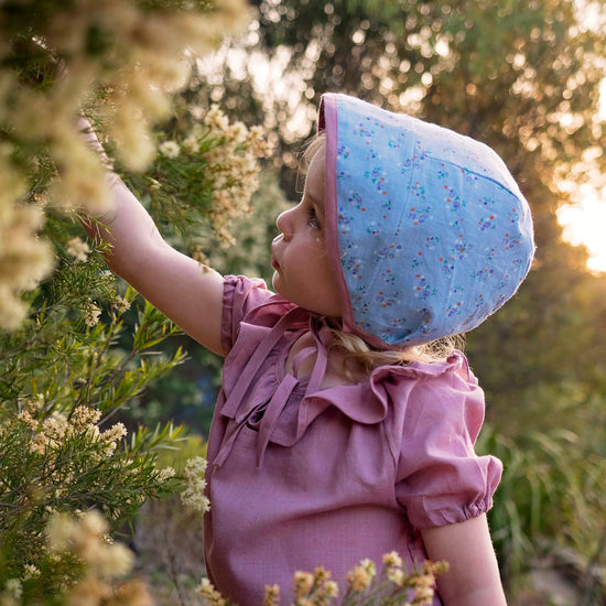 Riverstone Bonnet for Babies and Children PDF Sewing Pattern by Twig + Tale