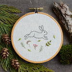 Running Bunny Embroidery Pattern from Twig + Tale