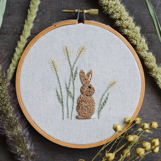 Curious Bunny PDF Embroidery Pattern from Twig + Tale