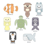 Marine Animal Hot Water Bottle Covers