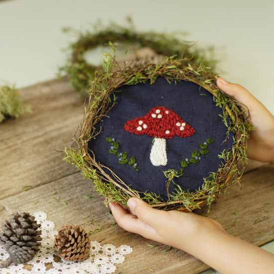 Toadstool Embroidery Pattern