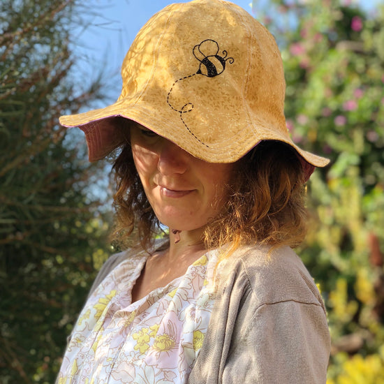 Sunny Hat Flower Add-On PDF sewing pattern from Twig + Tale