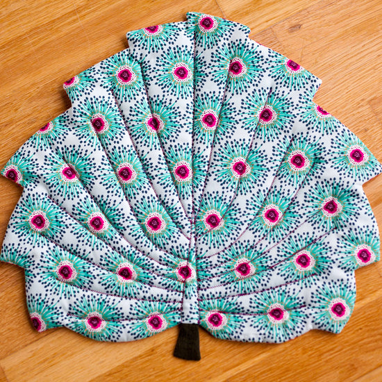 Doll Tropical Leaf Blanket PDF sewing pattern from Twig + Tale