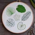 Leaf Embroidery - Tropical Collection ~ Digital Pattern + Video