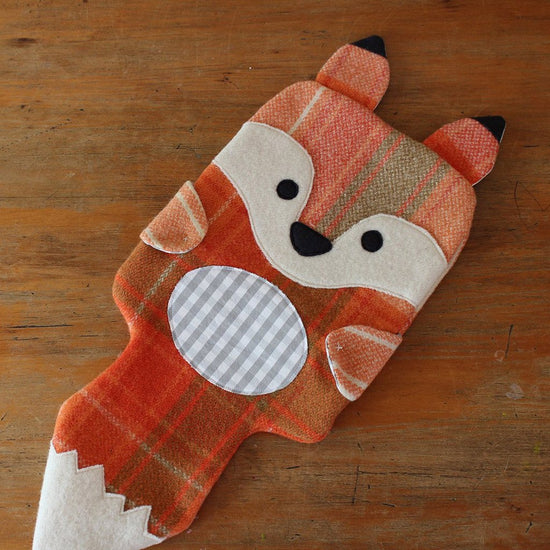 Animal Themed Hot water bottle covers -Twig + Tale - Digital PDF sewing pattern 7