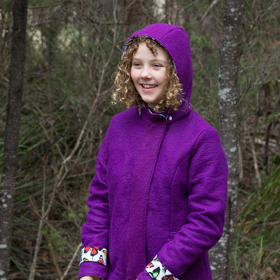 Women's Teen Forester Coat - PDF digital sewing pattern by Twig + Tale
