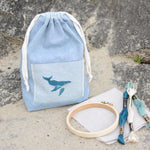 Humpback Whale PDF embroidery pattern from Twig + Tale