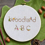 Woodland Alphabet Embroidery ~ Digital Pattern + Video