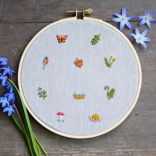Woodland Alphabet Embroidery Pattern