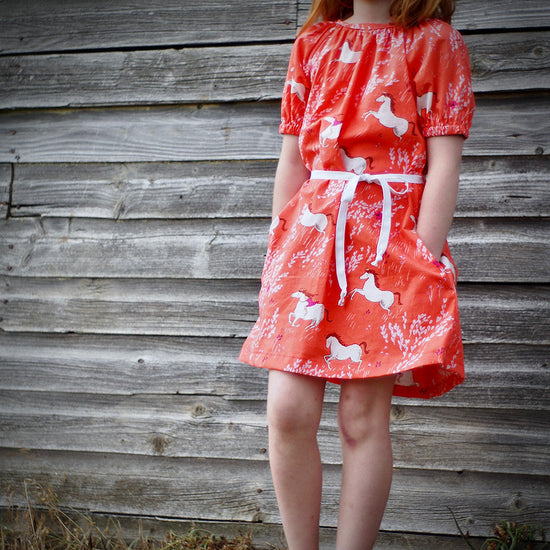 Driftwood Blouse + Dress PDF digital sewing pattern by Twig + Tale
