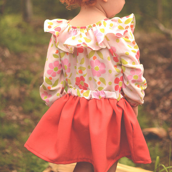 Driftwood Blouse + Dress PDF digital sewing pattern by Twig + Tale 20